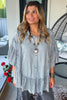 Sweetly Styled Top - Blue-Sage