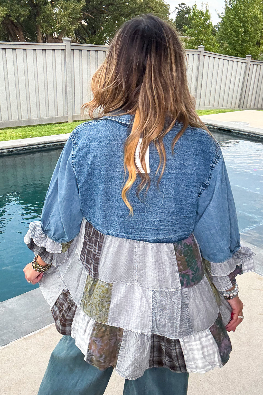 Just My Style Tunic - 100% Cotton - Grey