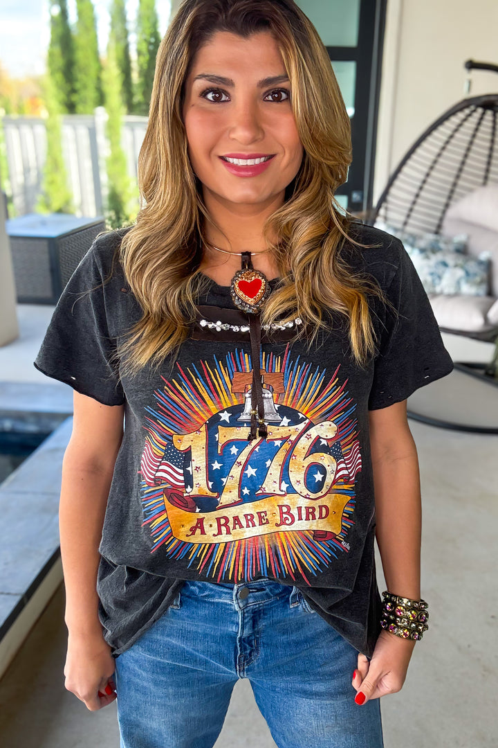 1776 American Tee - 100% Cotton - Made in USA