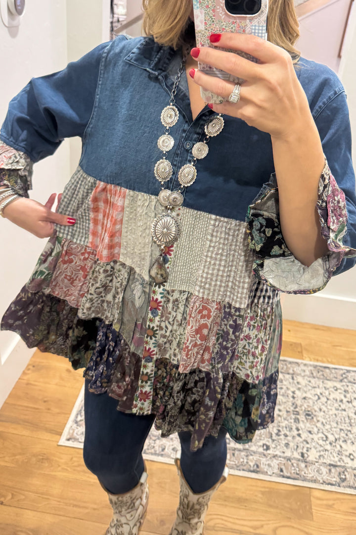 Just My Style Tunic -  Vintage - 100% Cotton