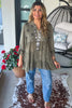 Gathering Sweetness Blouse - Gravel