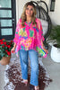 Confetti Glow Silk Top - Pink - Made in Italy