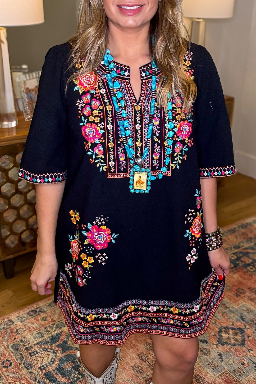 AHB EXCLUSIVE: In The Garden Tunic - Black