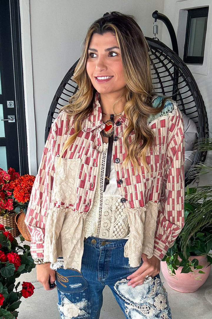 Nestled in Brick Jacket - 100% Cotton