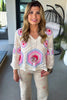 Sunbeam Soul Crochet Top - Cream/Pink - SALE