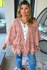Terra Cotta Spice Cardigan - 100% Cotton - Rust 