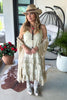 PRE ORDER: Desert Lace Daydream Slip Dress - Cotton Linen Blend - MADE IN USA