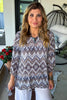 Part Of The Plan Top - Multi Gray