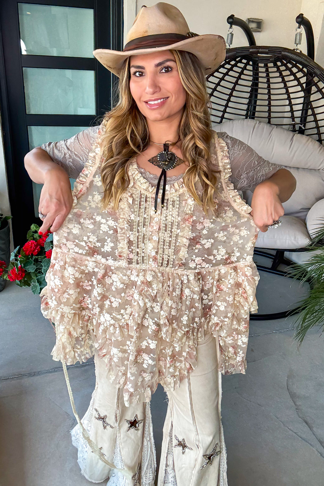 Dance Away Lace Tunic