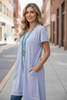 Exactly As I Am Dress - Blue