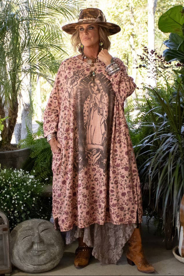 Holy Garden Vintage Dress - 100% Cotton