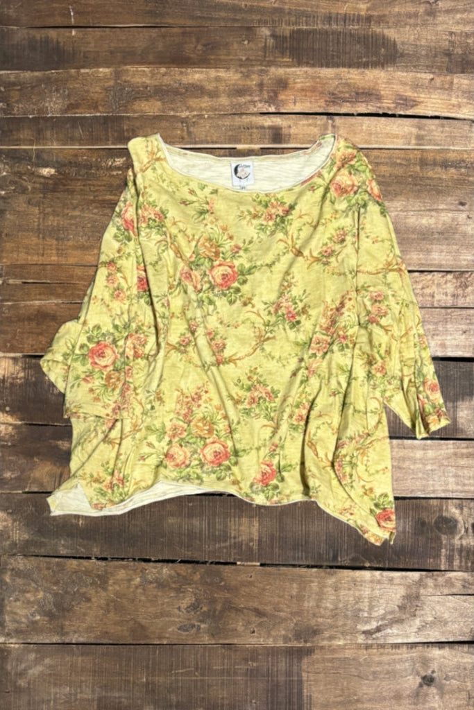 PRE ORDER: Vintage Garden Oversized Top - 100% Cotton