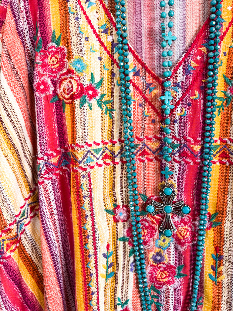 Lead Me Closer  Oversized Top - Multi