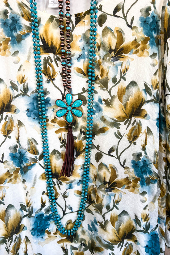 Color of Spring Blouse - Brown - SALE
