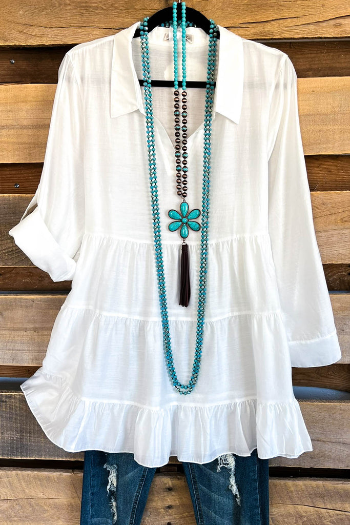 The Look Of Success Tunic - White