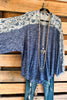 Timeless Beauty Oversized  Top - Blue