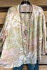Devoted To Truth Oversized Button Up Blouse - Sage Blush - SALE