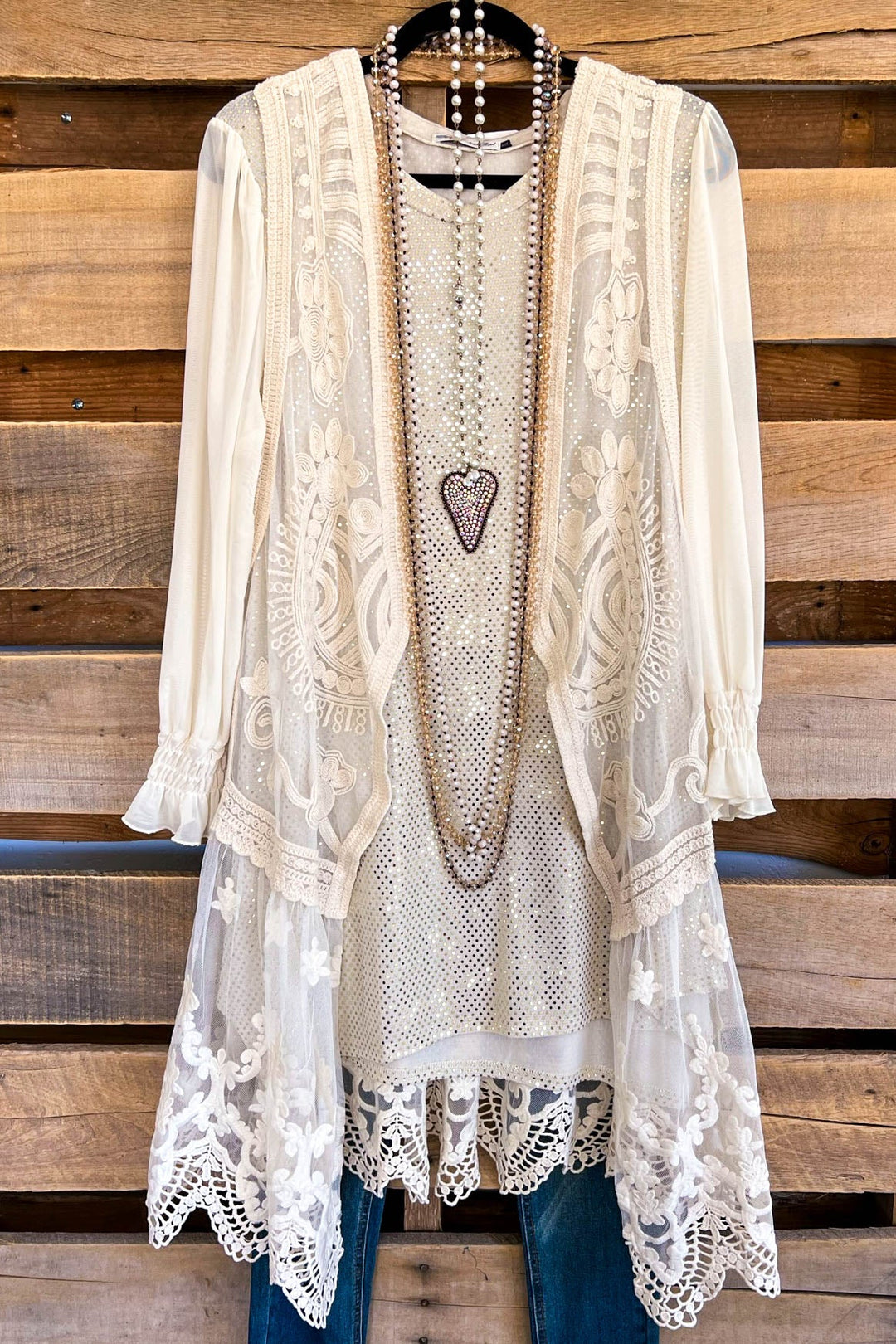 AHB EXCLUSIVE: See My Soul Vest - Natural (Vest Only) - SALE