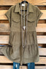 Corduroy Edition Dress - Olive