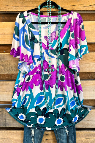 Extender: Slip on Tank/Tunic - Aqua