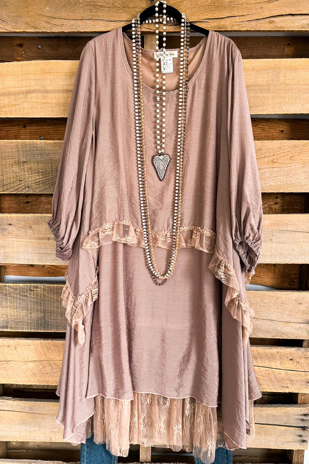 Sweetest Soul Dress - Mocha - SALE
