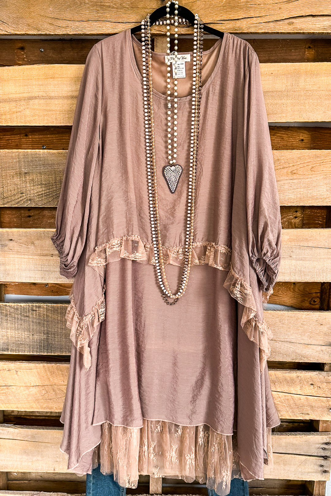 Sweetest Soul Dress - Mocha - SALE