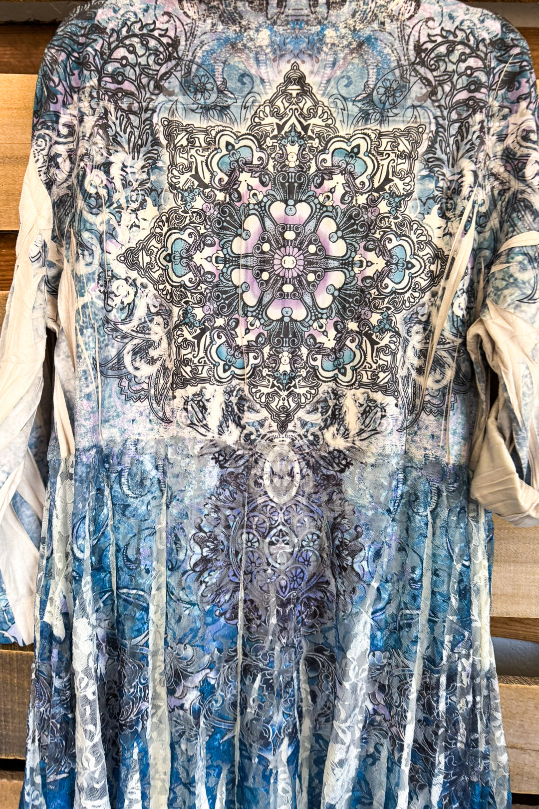 AHB EXCLUSIVE: SUEDE AND LACE Duster - IV/Navy - SALE