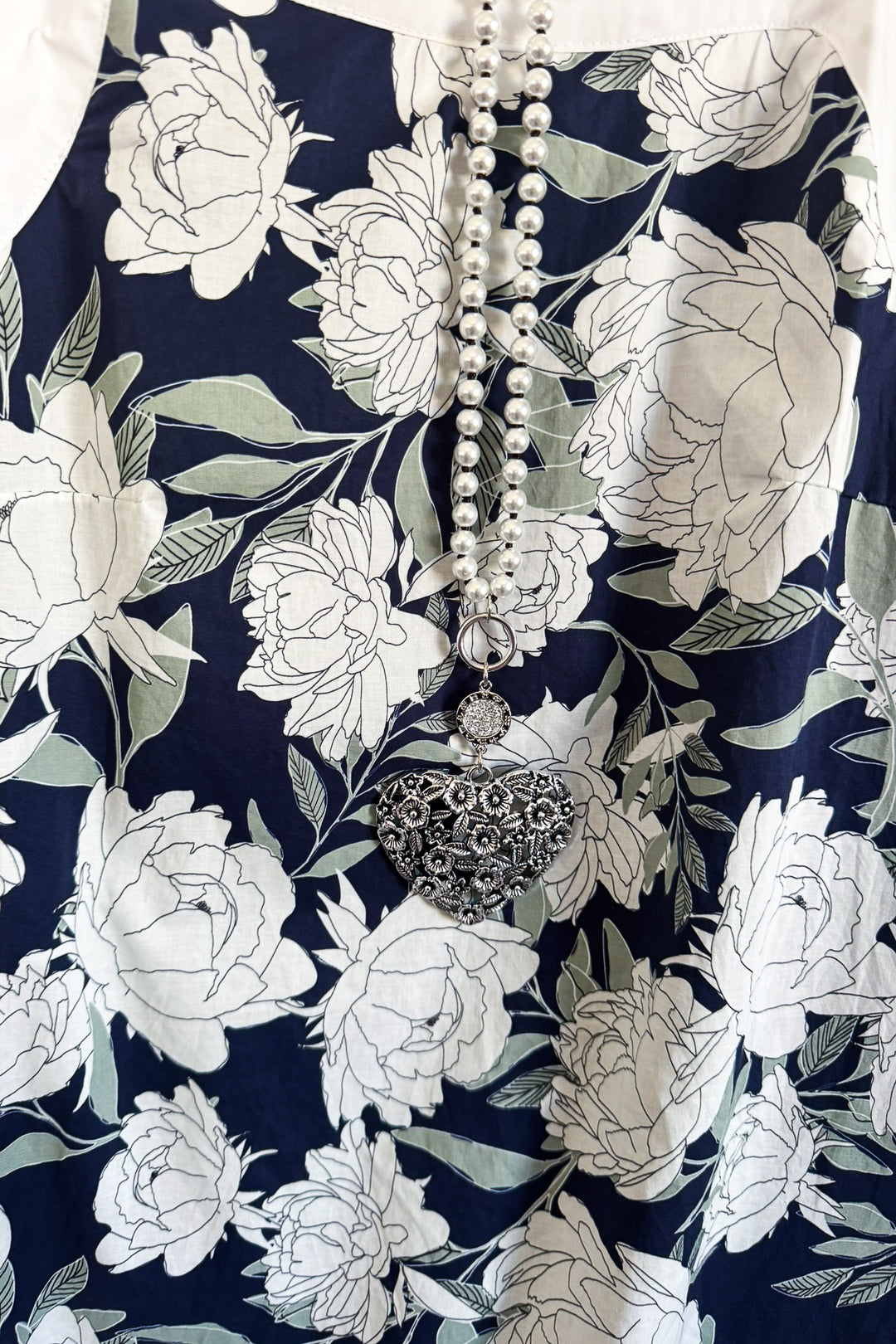 Tailored Touch Dress - Navy - 100% COTTON