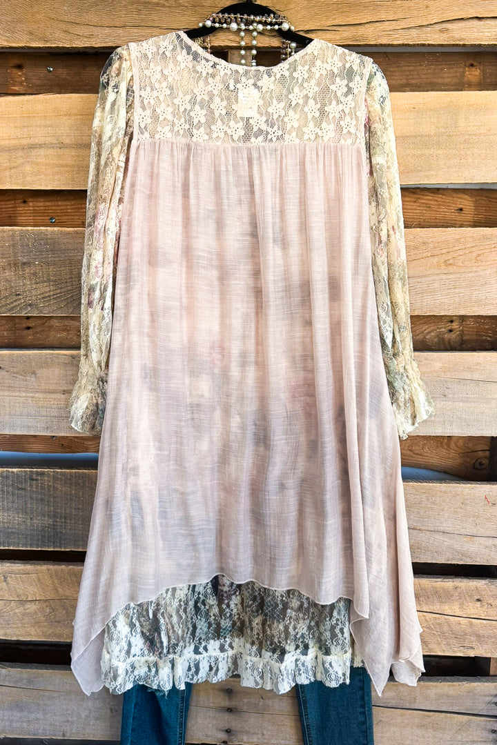 Thinking Twice Vest - Nude - SALE