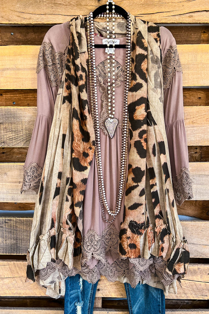 AHB EXCLUSIVE: Counting The Stars Vest - TP/leopard