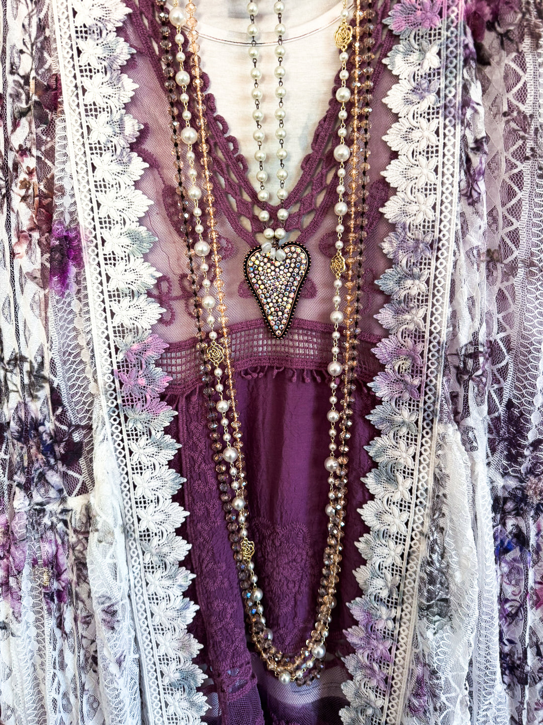 AHB EXCLUSIVE: Brighten My Day Vest - Ivory/CH FL