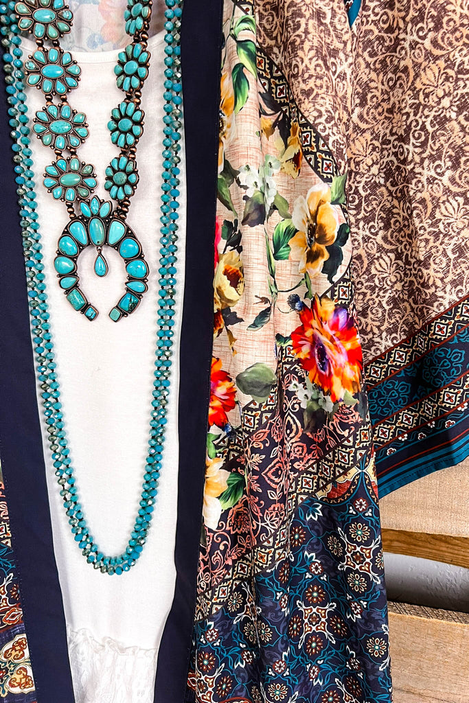 Breaking The Rules Kimono - Teal