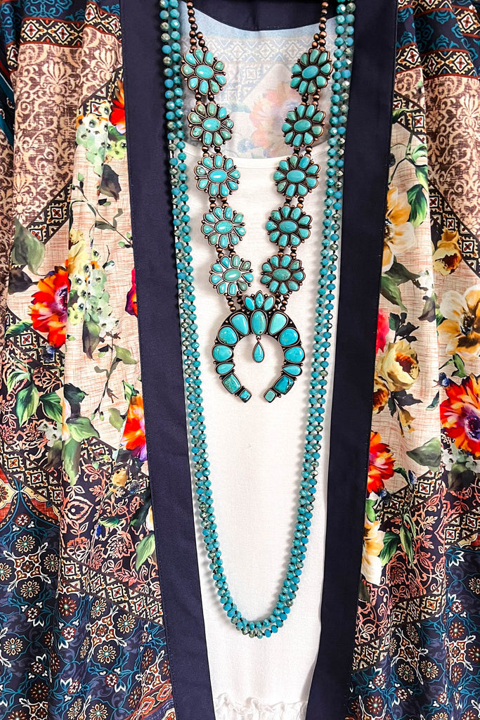 Breaking The Rules Kimono - Teal