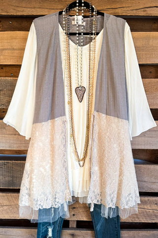 Warmest Thoughts Dress - Gray
