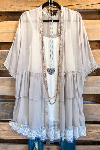 AHB EXCLUSIVE: More Than Just a Friend Lace Kimono - Leopard