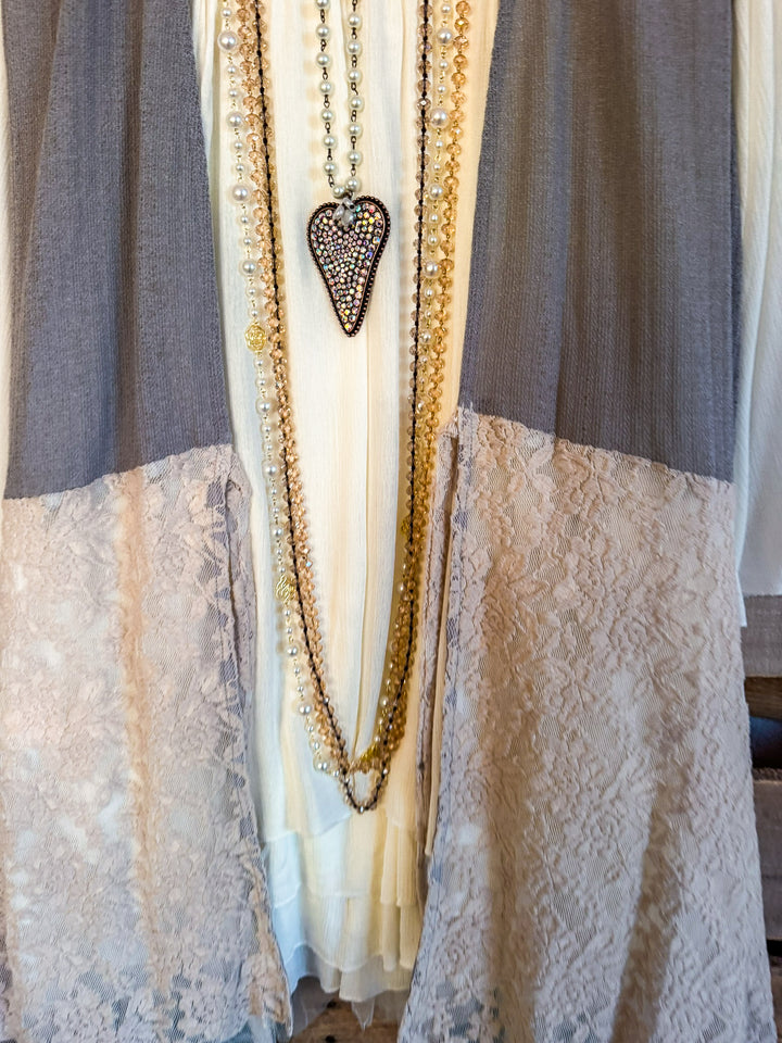 Vintage Impressions Vest - Grey/Taupe