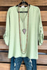 Final Touch Oversized Top - Sage