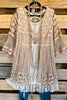 AHB EXCLUSIVE: The Chosen And Beautiful Cardigan - Taupe - 100% COTTON