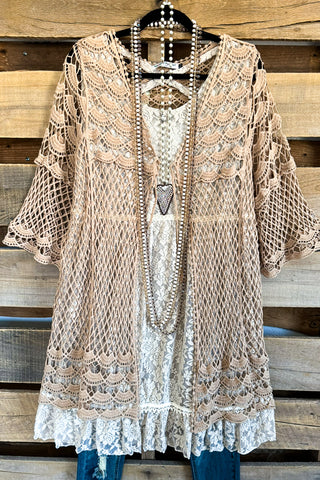 Winter Radiance Poncho - Multi Blue