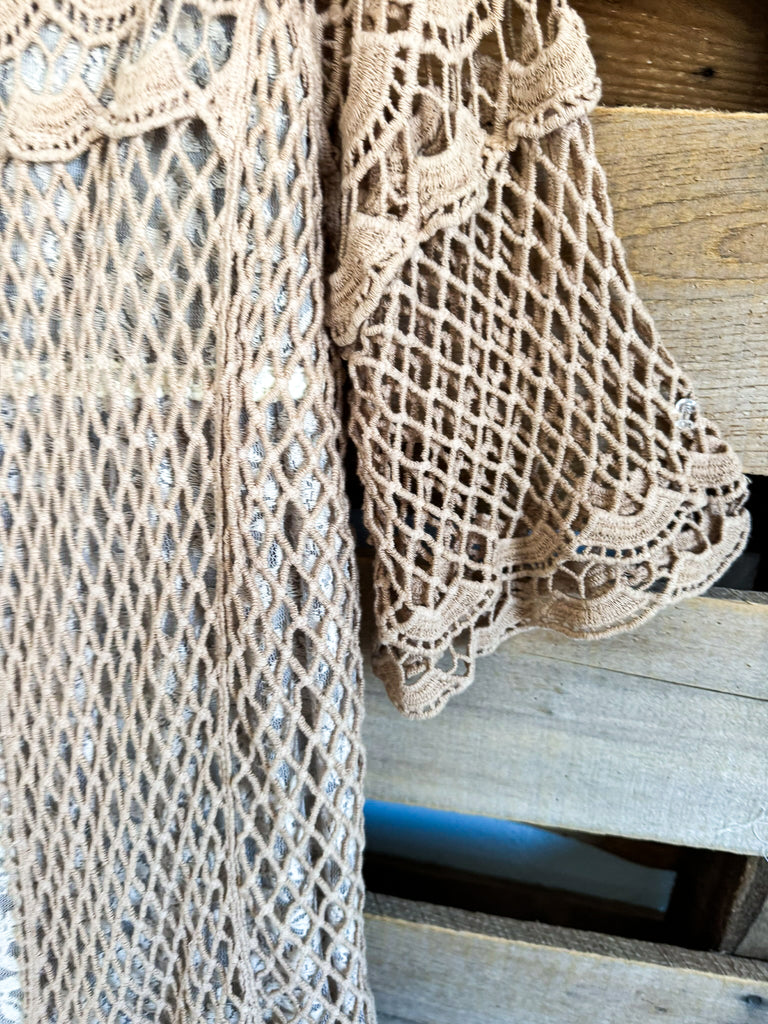 AHB EXCLUSIVE: The Chosen And Beautiful Cardigan - Taupe - 100% COTTON