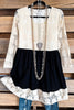 Metro Treasure Tunic - Black - 100% COTTON