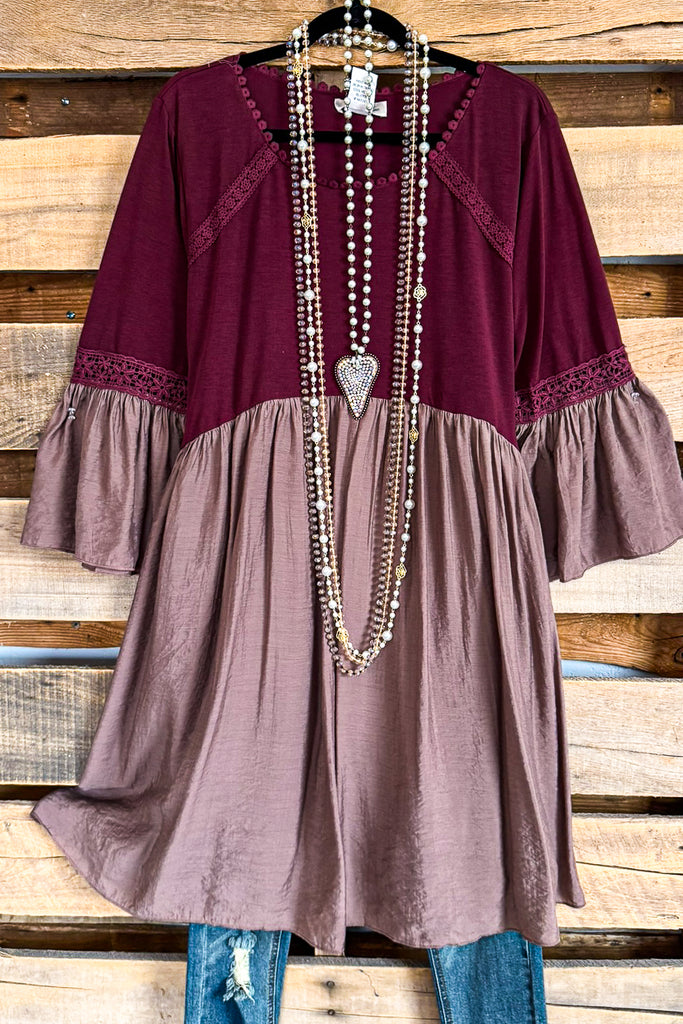 Majestic Moments Dress - Crimson - SALE