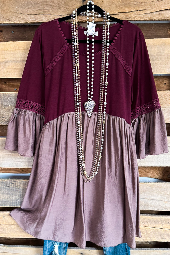 Majestic Moments Dress - Crimson - SALE