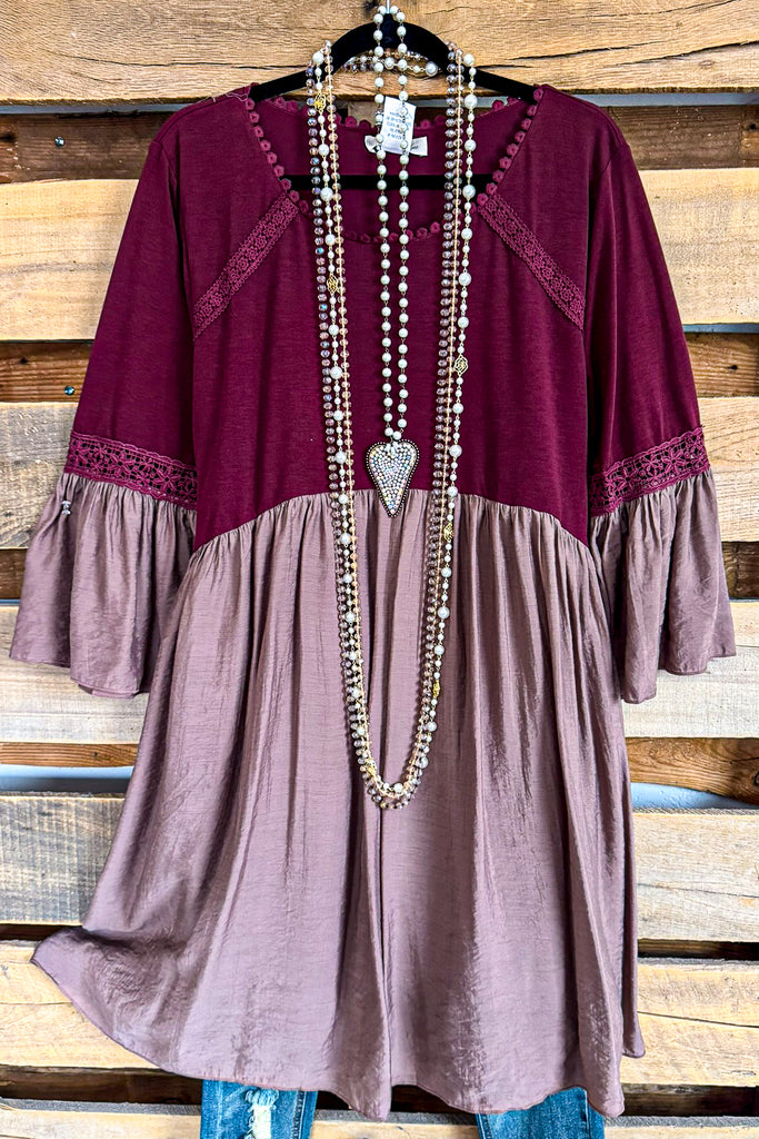 Majestic Moments Dress - Crimson - SALE