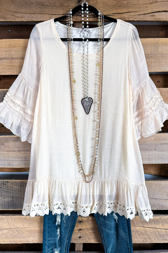 Reach For Tomorrow Tunic - Beige
