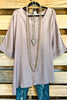 Fresh Take Tunic - Taupe - SALE