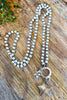 Reaching For The Stars Pearl Charm Necklace - White