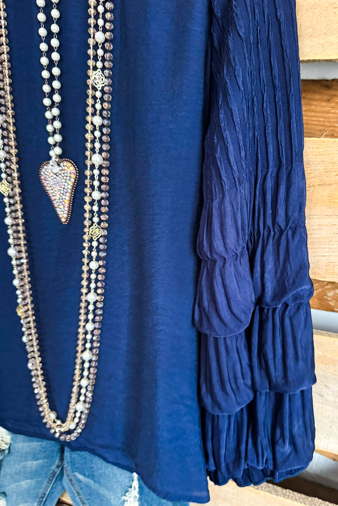 Endless Beauty Top - Navy Blue