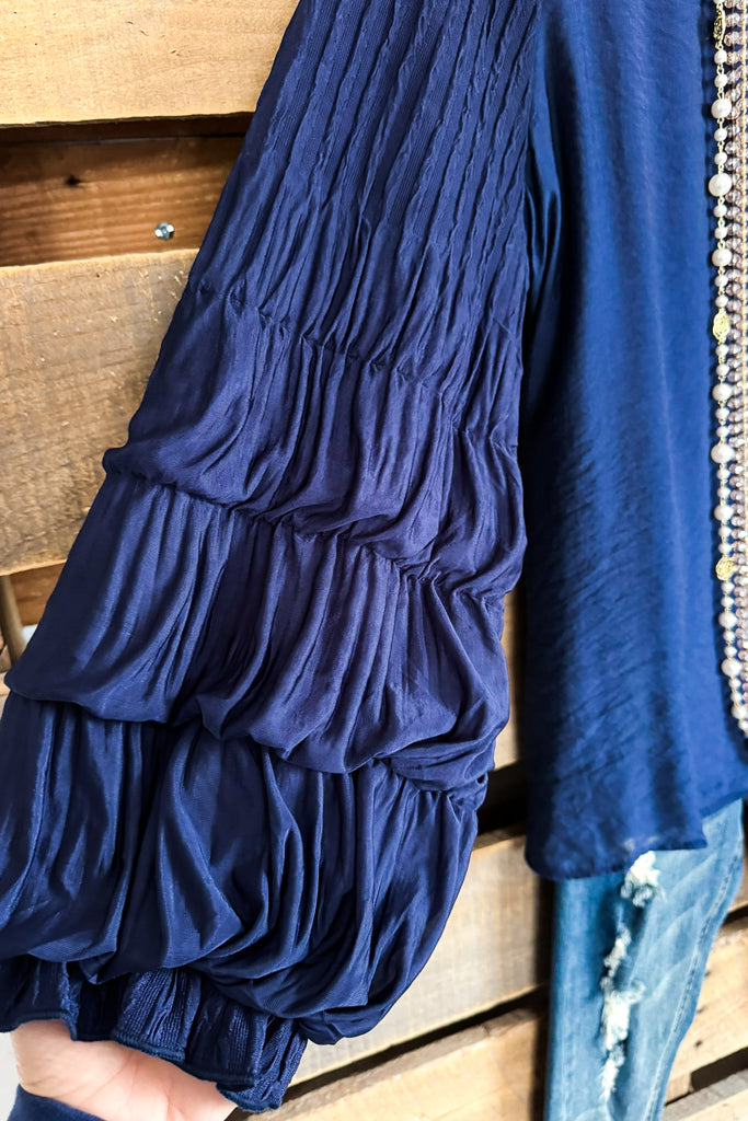 Endless Beauty Top - Navy Blue