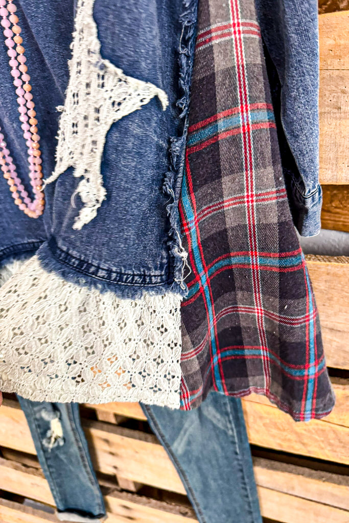 Ready To Recharge Oversized Tunic - Denim - SALE